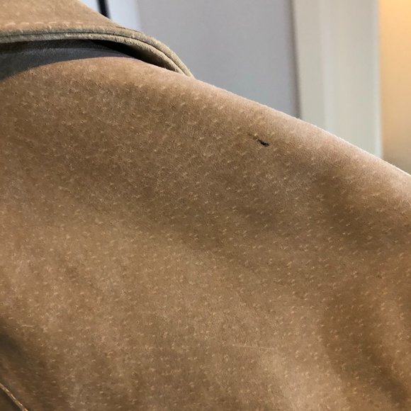 Aldo Genuine leather Suede Beige trench coat - Picture 17 of 17